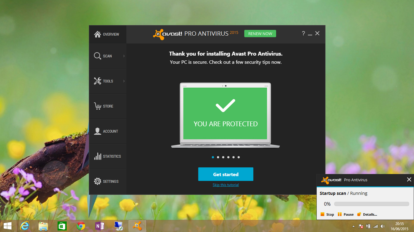 inpaint setup blocked by avast