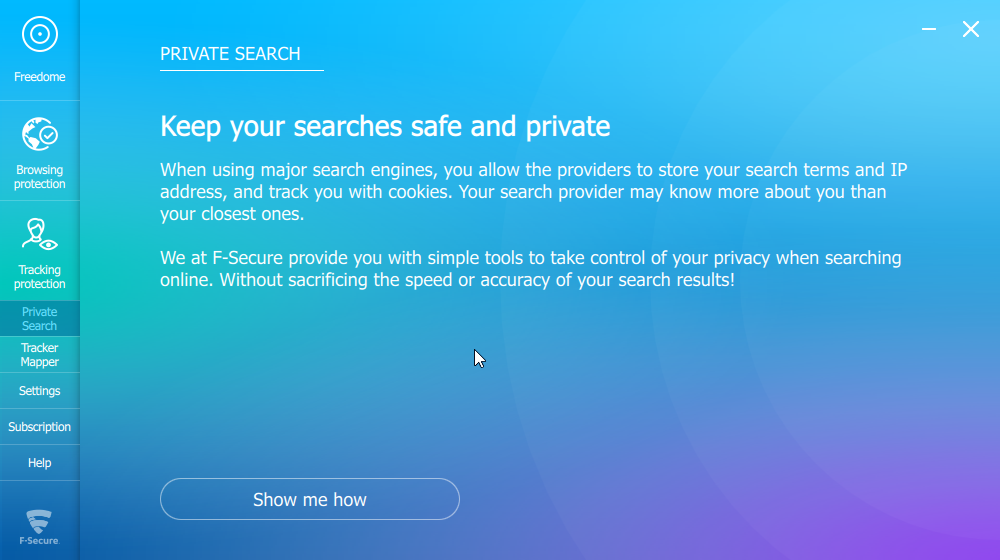 Freedome Private Search