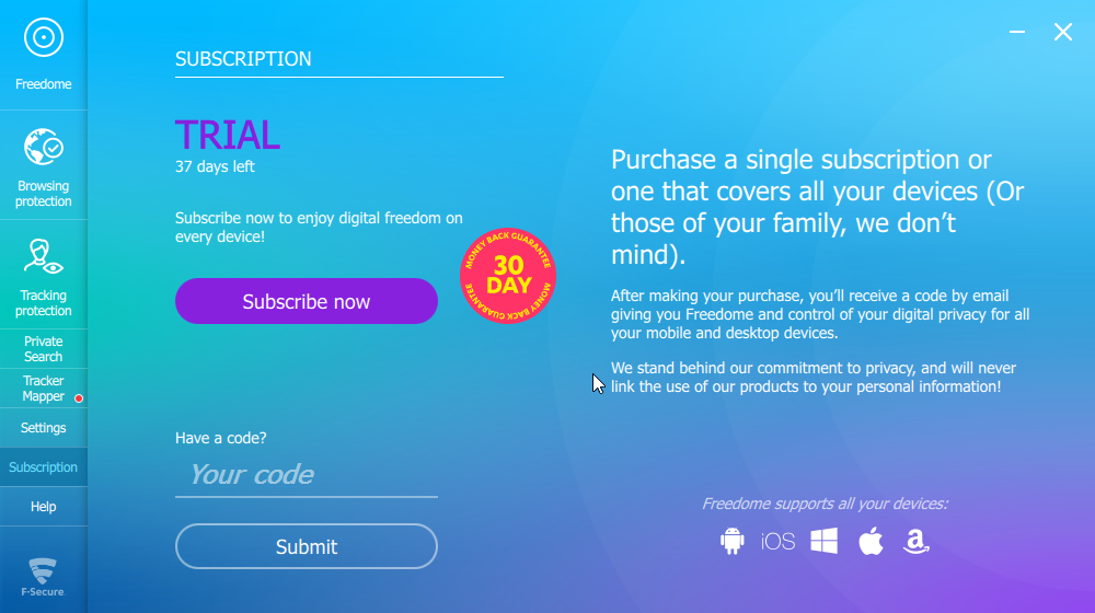 f secure coupon code