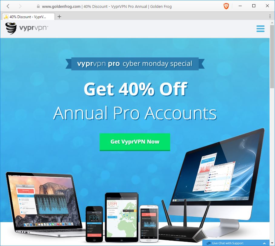 VyprVPN Black Friday 40 percent off