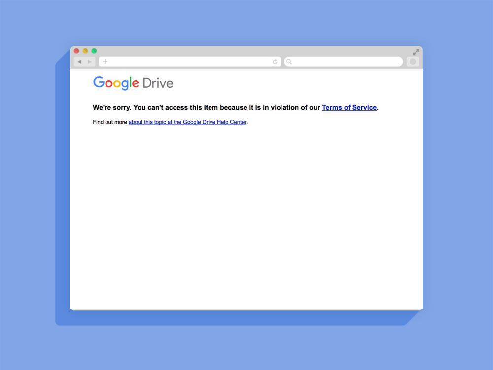 cannot open google drive document